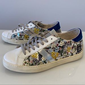 D.A.T.E. Floral Sneakers from Anthropologie Sz 8.5